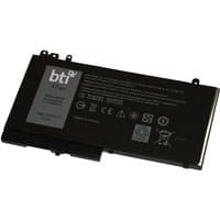 Black BTI 451-BBUJ 47Wh 3-cell battery for Latitude laptops, rectangular with printed specifications and logo.