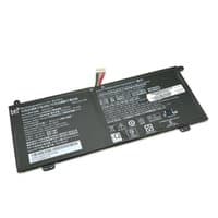 Black BTI 45.6Wh 2-cell battery with white text and connector for Toshiba Satellite Pro laptops.