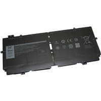 Black BTI 51Wh 4 cell battery for DELL XPS 7390, rectangular with connector ports and printed specifications.