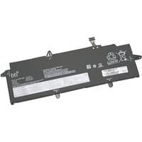 Black BTI 3-cell battery for Lenovo Thinkpad X13 G2, rectangular with white text and connector cable.