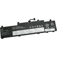 Black rectangular BTI 57Wh 3-cell battery with white text and connector cable for Lenovo Thinkpad L14 G3.