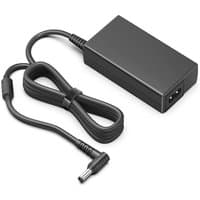 Black BTI 65W laptop charger for Dell with 4.5mm x 3.0mm connector and coiled cable.