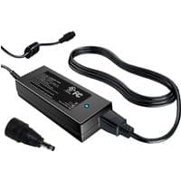 Black BTI 65W AC adapter for Samsung, EU version, with 3.0mm connector and attached power cord.