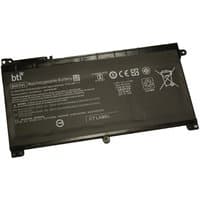 Black rectangular BTI 3-cell laptop battery with white text and symbols, compatible with HP Stream models.