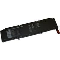 Black BTI 97Wh 6-cell battery for Dell Precision 5750, rectangular with label and connector strip.