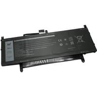Black BTI 52Wh 4-cell battery for Dell Latitude 9510, rectangular with connector ports and printed specifications.