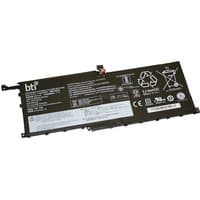Black BTI 49Wh 6-cell battery for FUJITSU LifeBook A544, rectangular with printed specifications and connector cable.