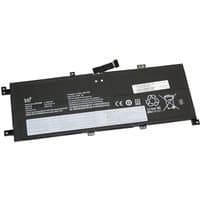 Black BTI L18D4P90 46Wh 4-cell battery for Lenovo Thinkpad L13 Yo with label and connector strip.