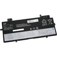 Black BTI 57Wh 4-cell battery for Lenovo Thinkpad, rectangular shape with white label and recycling symbols.