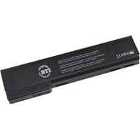 Black BTI 60Wh 6-cell battery for HP laptops, rectangular shape with connector and BTI logo on top.