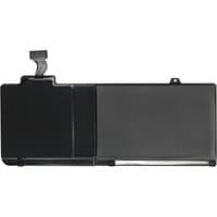 Black BTI LAP1322 63.5Wh 3-cell battery for Apple MacBook Pro, rectangular shape with connector cable.