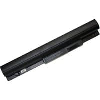 Black BTI 3-cell battery for HP Pavilion 10-E TouchSmart, cylindrical shape with connector strip.