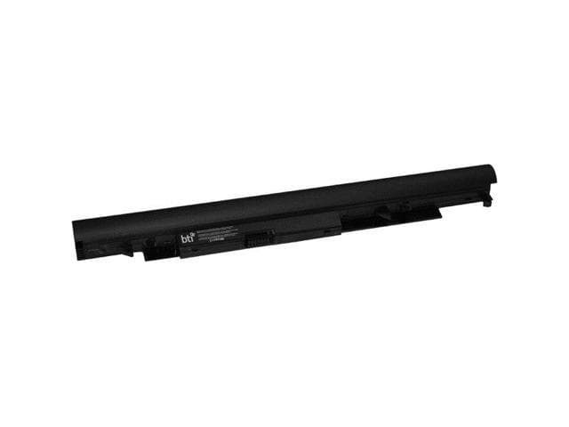 Black lithium-ion notebook battery for HP models 240 G6, 245 G6, 246 G6, and 250, featuring a sleek design with connection ports on one end.