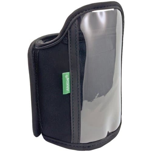 Replacement projector lamp in a black casing, featuring a clear protective cover and labeled for compatibility with Hitachi models Cp-Aw100N, Cp-D10, and Cp-Dw10 by BTI.