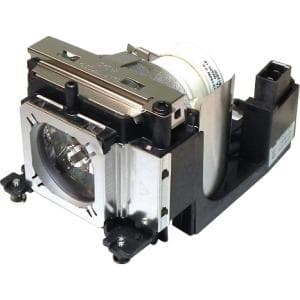 Replacement lamp for Promethean PRM30 and PRM30A, featuring a silver and black casing with a clear lens, designed for easy installation and optimal performance.
