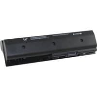 Black BTI TPN-P102 60Wh 6-cell battery for HP ENVY DV6 DV7, rectangular with connector pins and label on top.