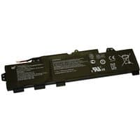 Black BTI TT03056XL-PL battery for HP Elitebook, rectangular with white text and certification symbols.