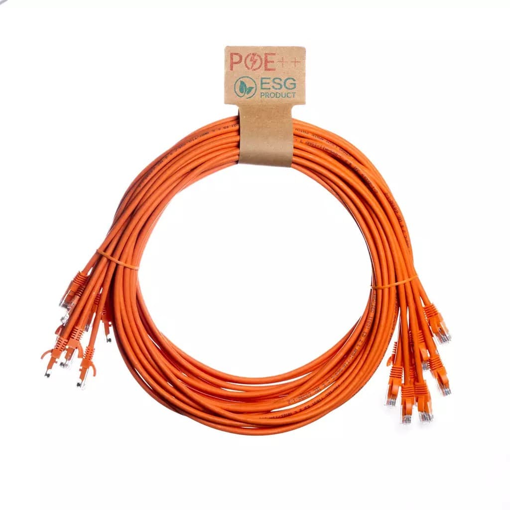 Cablenet 0.3m Cat6 RJ45 Orange U/UTP LSOH 24AWG Snagless Booted Patch - image 2