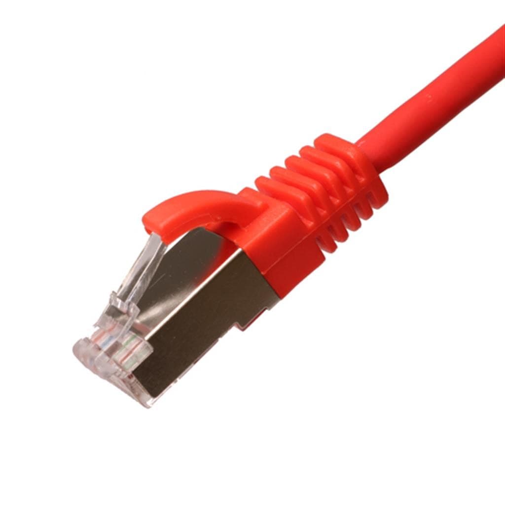 Cablenet 0.3m Cat6a RJ45 Red U/FTP LSOH 30AWG Slim Snagless Booted Pat - image 3