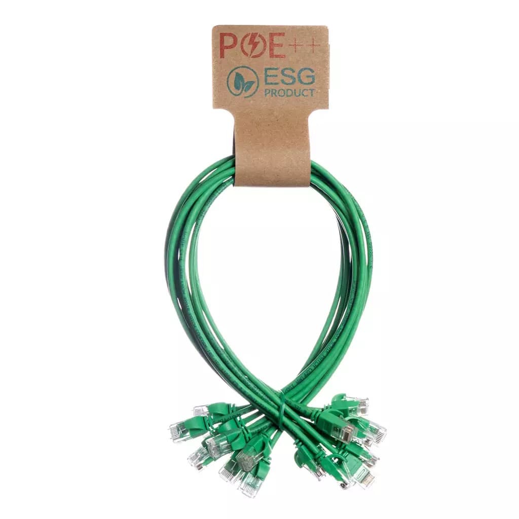 Cablenet 0.5m Cat6 RJ45 Green U/UTP LSOH 30AWG Slim Snagless Booted Pa - image 2