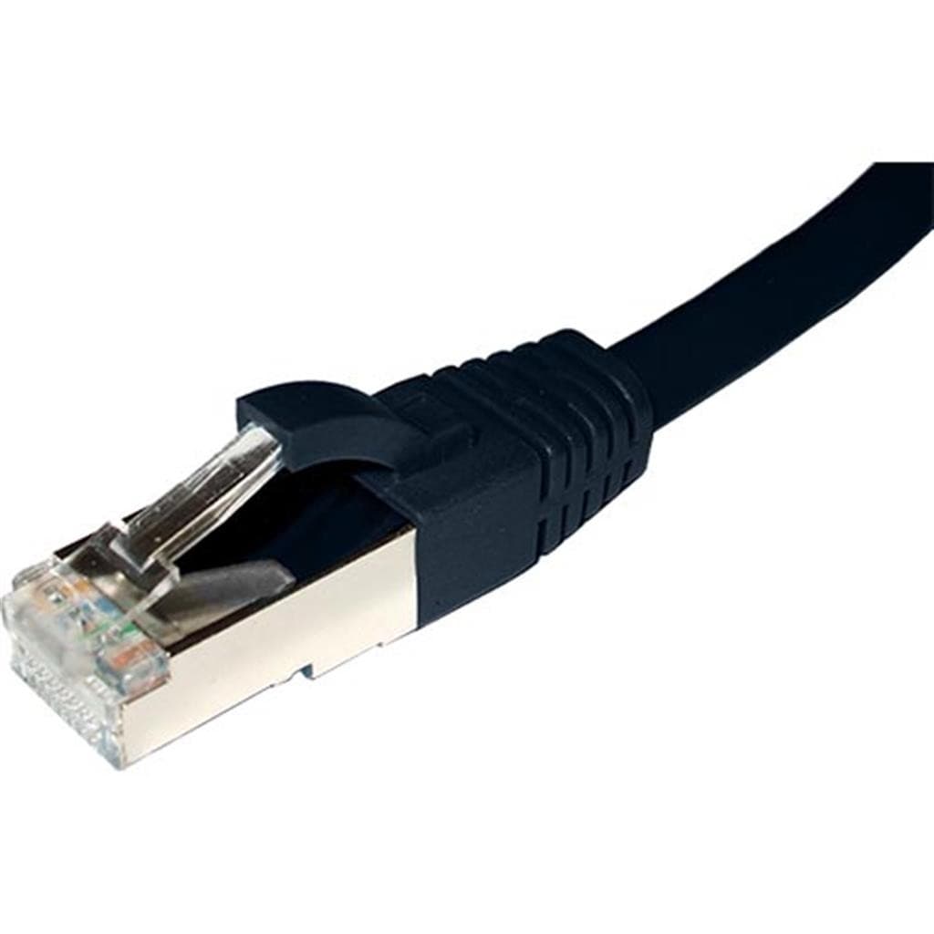 Cablenet 0.5m Cat6a RJ45 Black S/FTP LSOH 26AWG Snagless Booted Patch - image 3