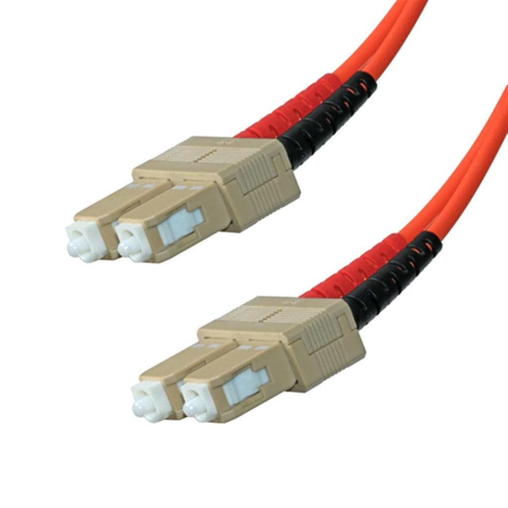 Cablenet 10m OM3 50/125 SC-SC Duplex Orange LSOH Fibre Patch Lead - image 2