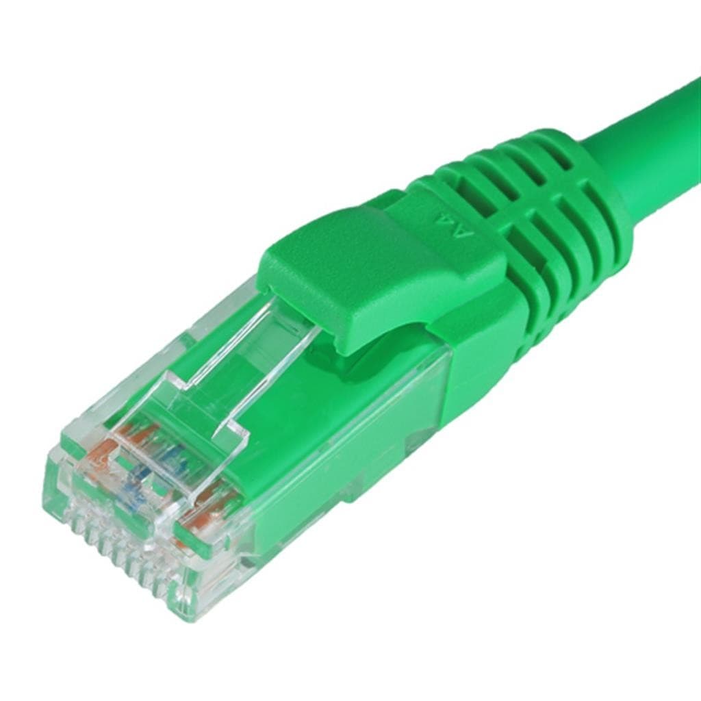 Cablenet 15m Cat6 RJ45 Green U/UTP LSOH 24AWG Snagless Booted Patch Le - image 3