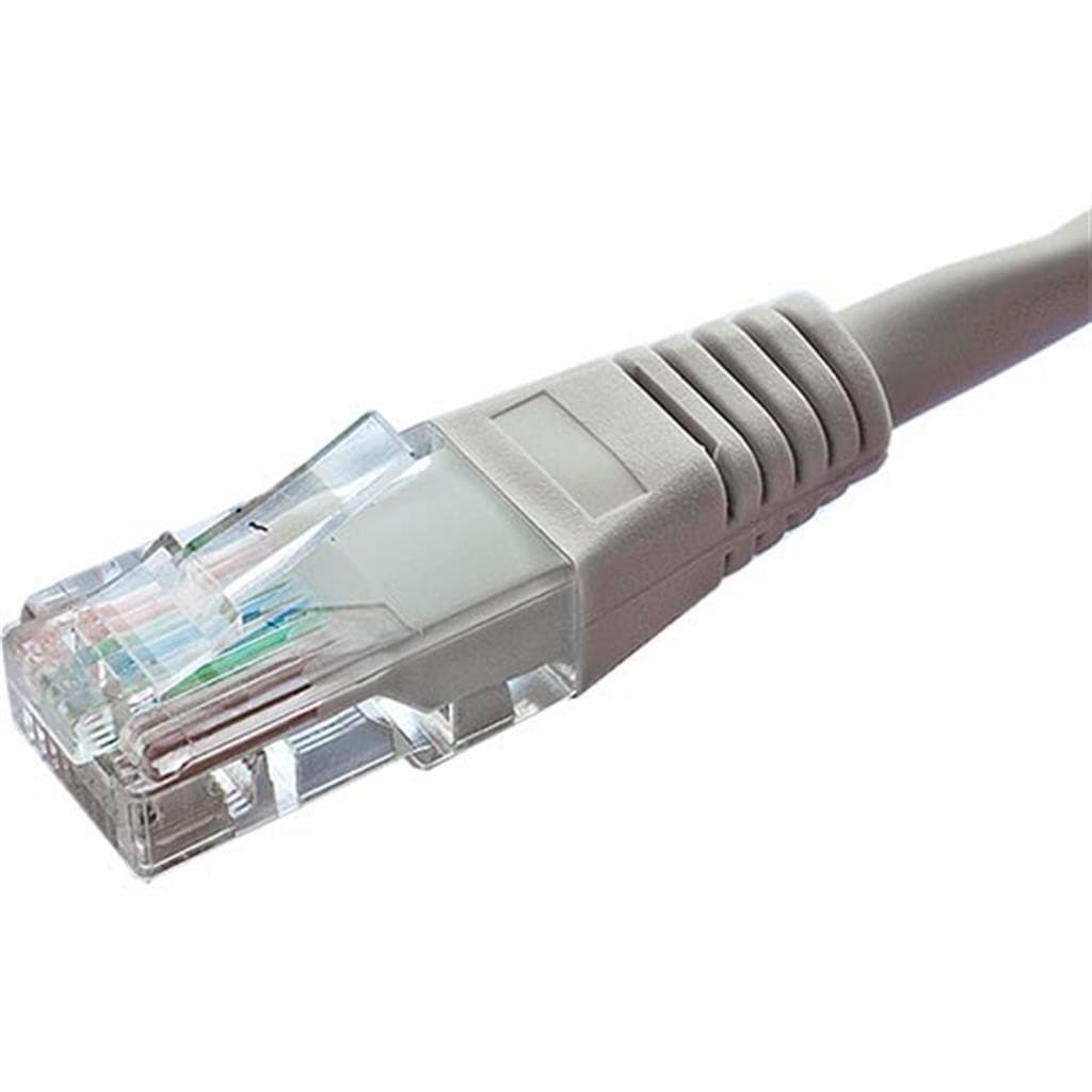 Cablenet 15m Cat6 RJ45 Grey U/UTP PVC 24AWG Flush Moulded Booted Patch - image 3