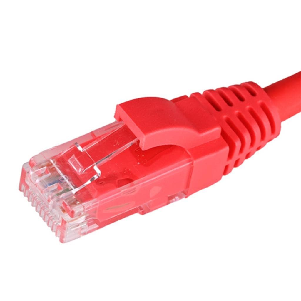 Cablenet 15m Cat6 RJ45 Red U/UTP LSOH 24AWG Snagless Booted Patch Lead - image 3