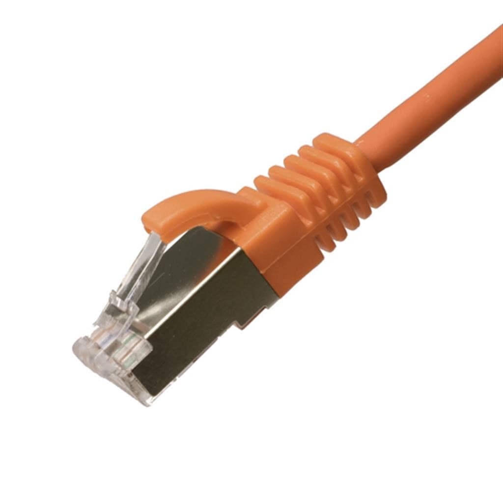 Cablenet 2m Cat6a RJ45 Orange U/FTP LSOH 30AWG Slim Snagless Booted Pa - image 3