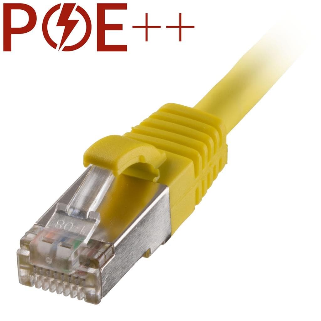 Cablenet 2m Cat6a RJ45 Yellow S/FTP LSOH 26AWG Snagless Booted Patch L - image 2