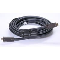 Black Cablenet 5m USB 3.2 Gen 2 USB-C cable with reinforced connectors and coiled design.