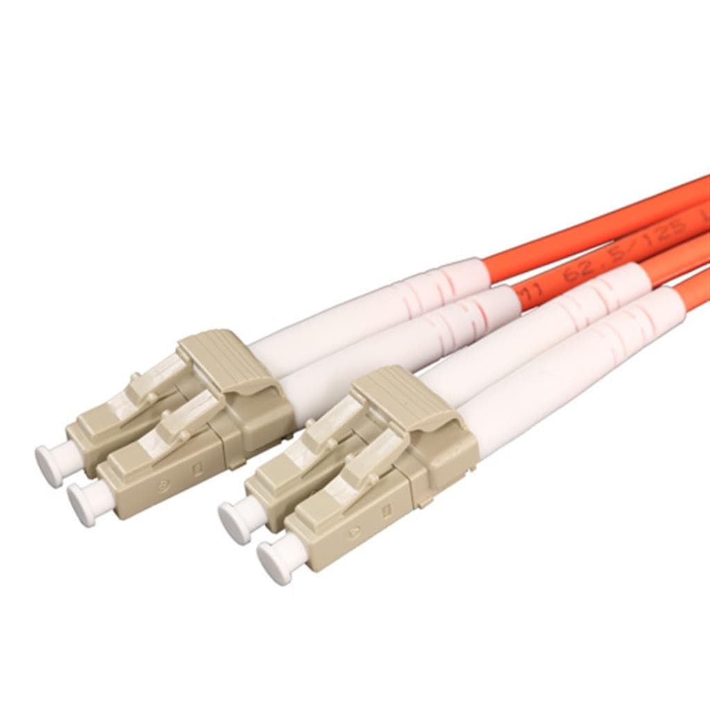 Cablenet 3m OM1 62.5/125 LC-LC Duplex Orange LSOH Fibre Patch Lead - image 2