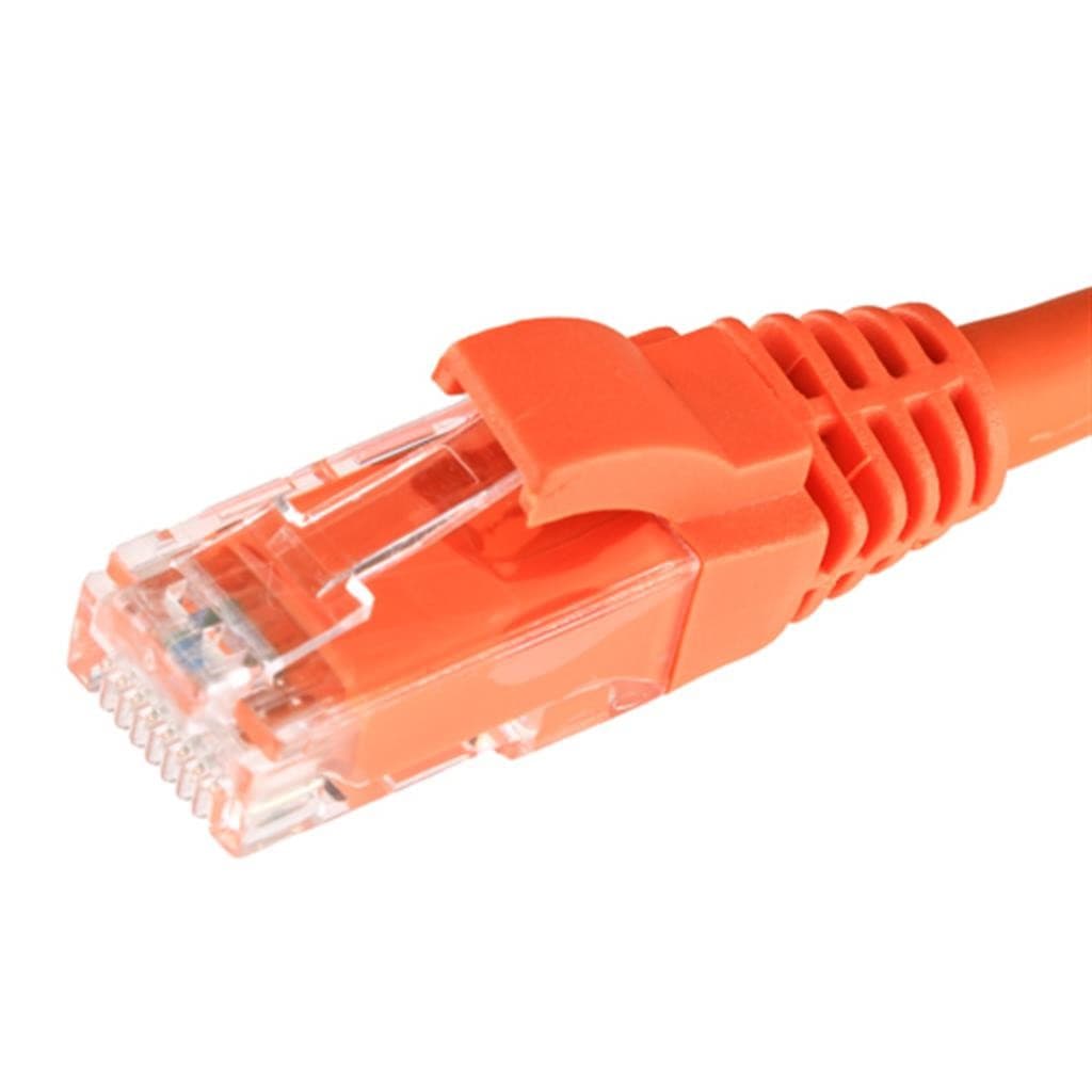 Cablenet 4m Cat6 RJ45 Orange U/UTP LSOH 24AWG Snagless Booted Patch Le - image 3