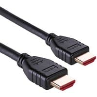 Black Cablenet 5m HDMI cable with gold-plated connectors, supports 8K@60Hz and 4K@120Hz resolutions.