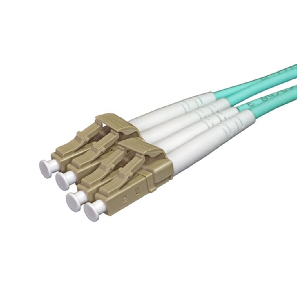 Cablenet 7m OM3 50/125 LC-LC Duplex Aqua LSOH Fibre Patch Lead - image 2