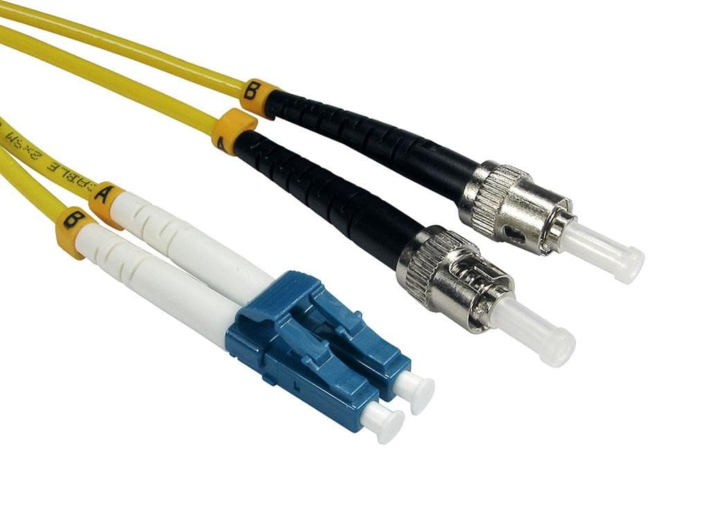 Cables Direct CDL 5MTR LC-ST SM 9/125 - YELLOW - image 2