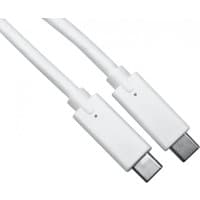 White USB 3.2 Gen 2 cable, 1.8m length, with Type-C connectors on both ends, by Cables Direct.