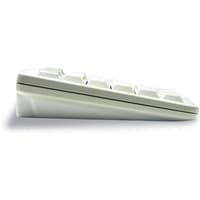 Grey CHERRY G84-4700 USB numeric keypad with slim profile and white keys for laptops and PCs.
