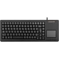 Black Cherry XS Touchpad keyboard, USB connection, Italian layout, compact design with integrated touchpad on the right.