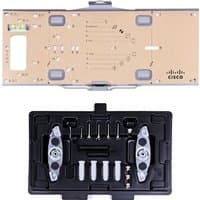 Cisco Meraki MA-MNT-MR-15 mount kit, beige and black, with screws and brackets for wireless access point installation.