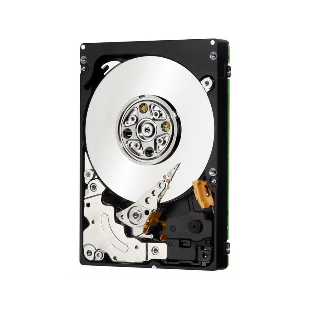 Black internal hard drive with a shiny silver disk and visible mechanical components, labeled CoreParts IB500001I556, featuring a 500 GB storage capacity.