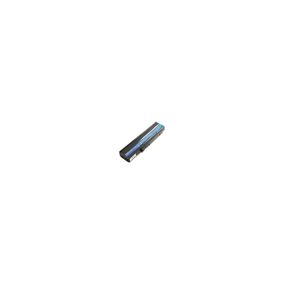 Black laptop battery with a blue label, featuring a slim, rectangular design and connection points on one end, designed for CoreParts MBI2045 model compatibility.