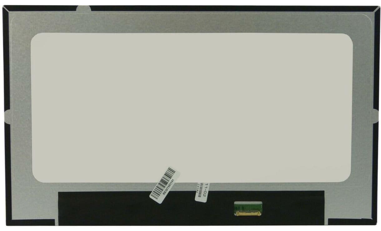 CoreParts MSC140F30-269M laptop display spare part featuring a slim silver bezel, a blank screen area, and a connector at the bottom for installation.