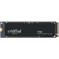 Black Crucial CT4000T705SSD3 4TB M.2 PCIe internal SSD with gold connector and white branding.
