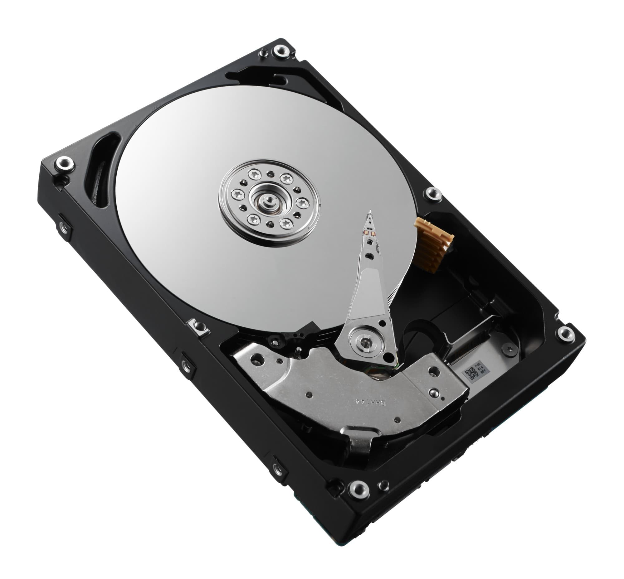 Dell 377CF internal hard drive featuring a sleek black casing, a shiny silver disk, and a 2.5" SAS interface, designed for high-speed data access at 15000 RPM.