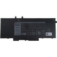 Black rectangular Dell 3PCVM laptop battery with labels and connector ports.