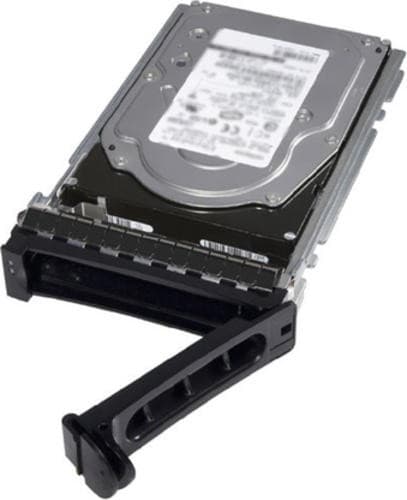 DELL 400-ATIN internal hard drive with a 600 GB capacity, 15000 RPM speed, 2.5" SAS interface, featuring a silver metal casing and a black plastic handle for easy installation.
