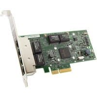 Green Dell 540-BDRL internal Ethernet network card with dual ports and black chips on a PCIe interface.