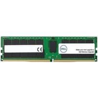 Green Dell DDR4 ECC memory module with black chips and white label, 64 GB capacity.